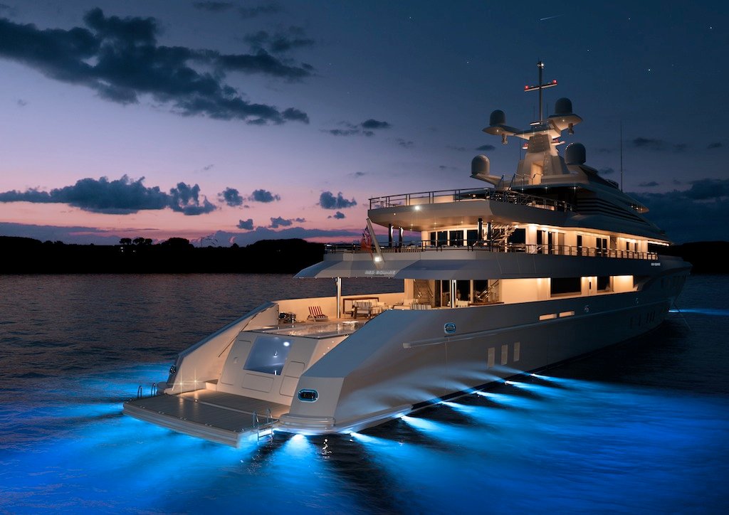 pavillon yacht de luxe